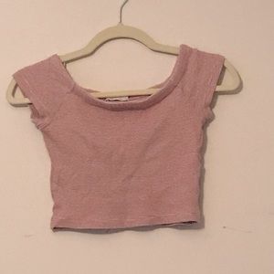 Zara summer knit crop top